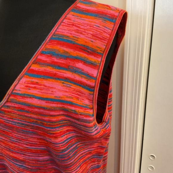 🧡 Scoop Multicolored Striped Above The Knee Dress Size XXL - Picture 6 of 10